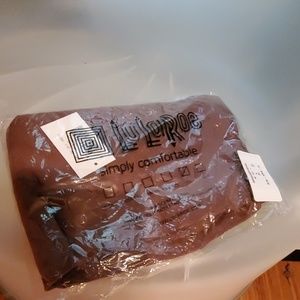 New, in bag, brown leggings